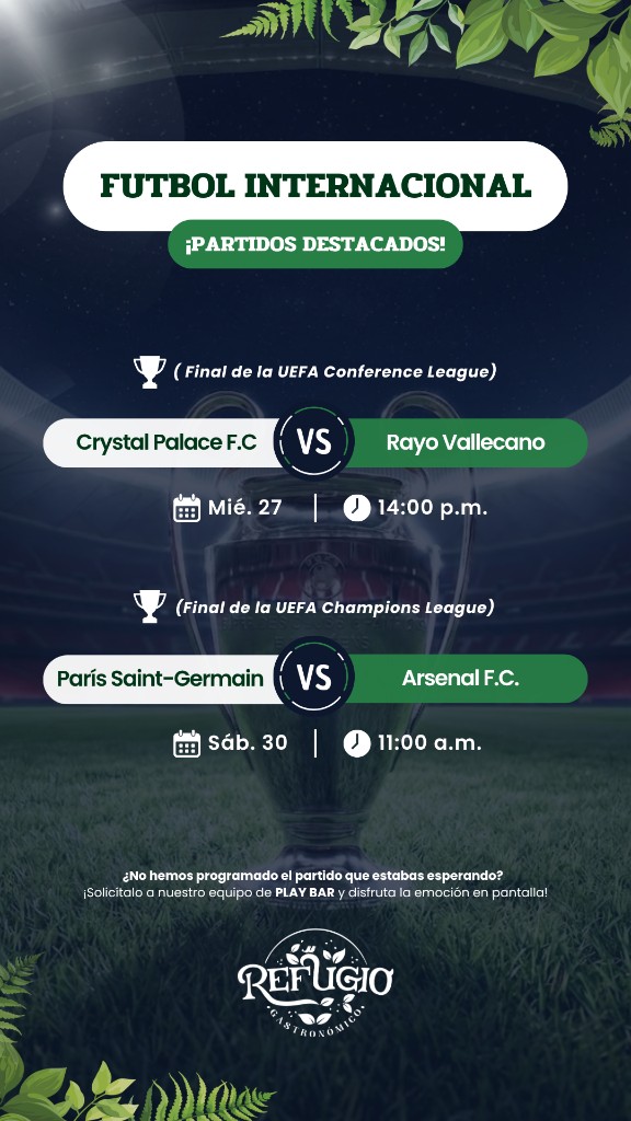 Fútbol Internacional — Partidos destacados