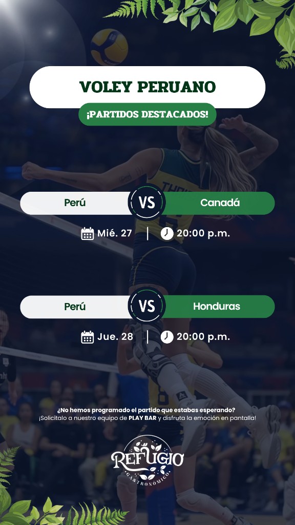 Vóley Peruano — Partidos destacados
